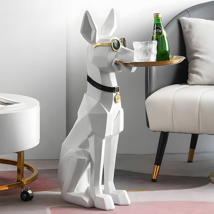 Modern Dog Butler Side Table