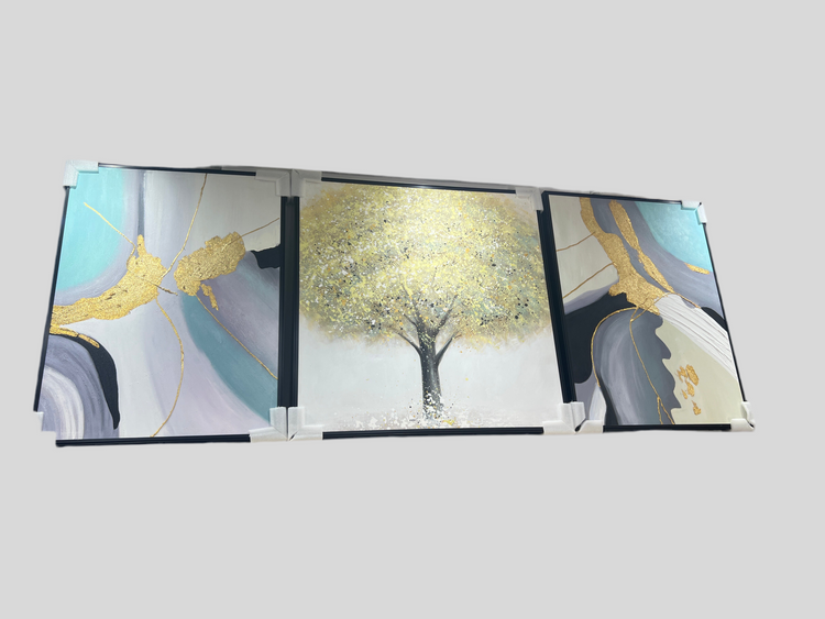Set of three wall painting
