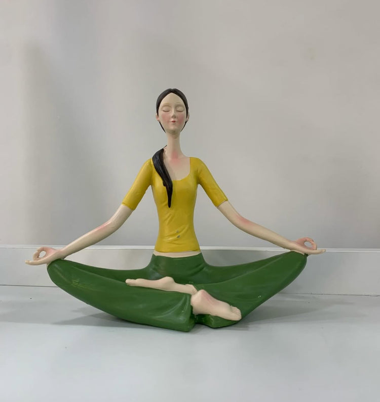 Decorative Yoga Girls Set – Peaceful Home Accent Pieces