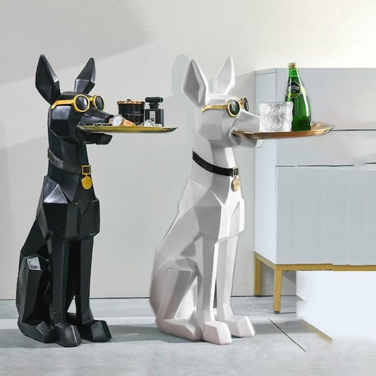 Modern Dog Butler Side Table