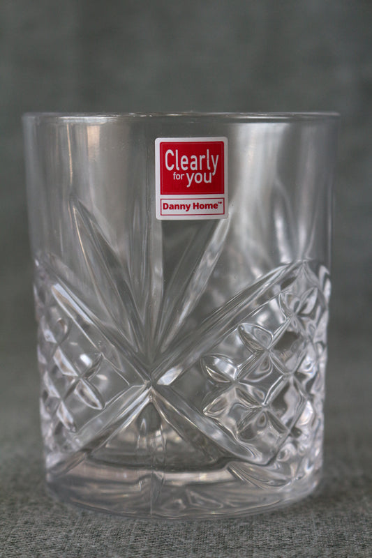 Butterfly glass cups (6 pcs)