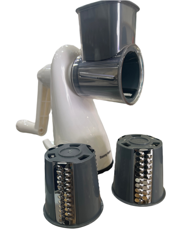 three pieces manual rotary grater