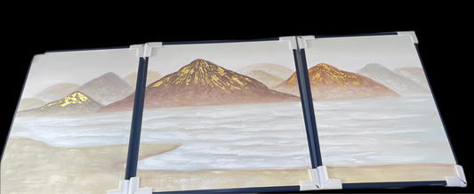 Set of three wall painting