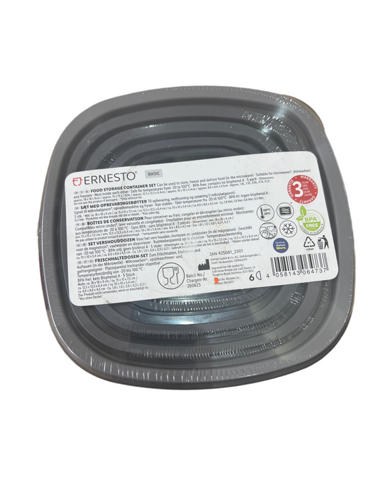 Set of 5 Tupperware Pieces