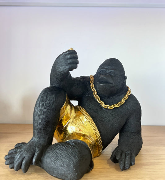 Bold Gorilla Figurine - Home Decoration