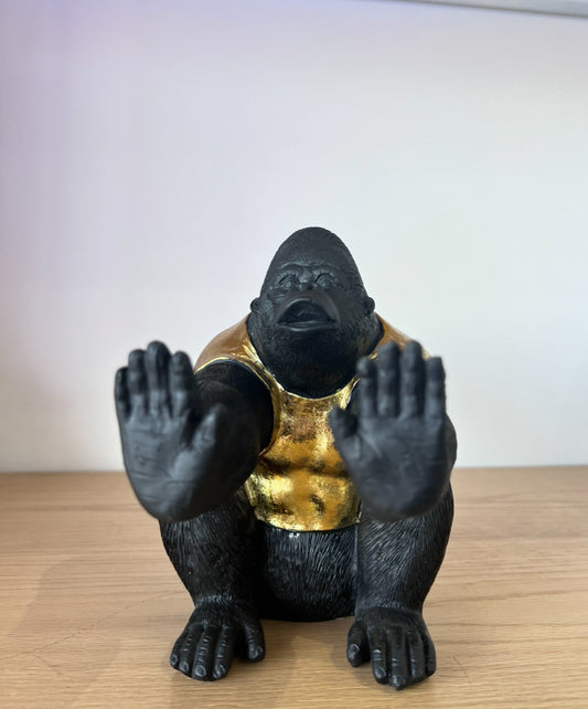 Geometric Gorilla Statue