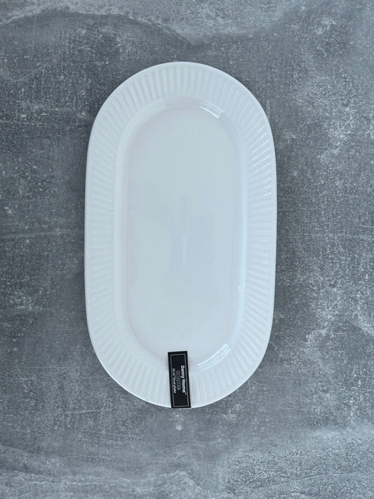 Oval plate 10.25”