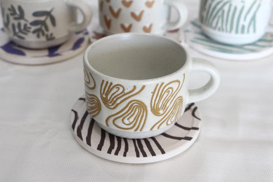 Teacup & saucer 230ML/2pcs