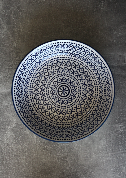 FLOWERED 8'' DEEP PLATE