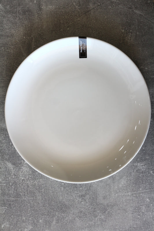 white round ceramic dinner plate 11inch