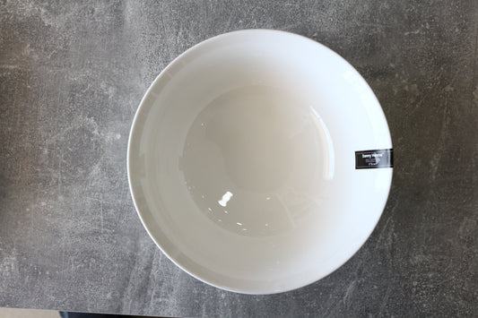 White ceramic 8'' bowl
