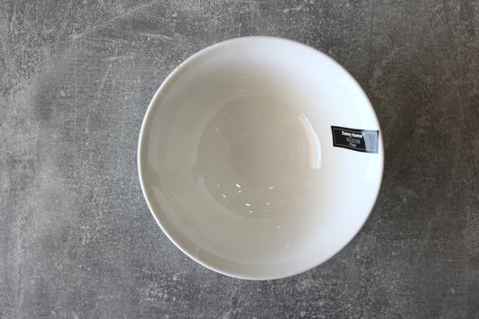 white ceramic bowl 6"