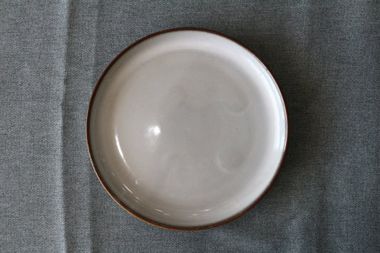 side round ceramic plate