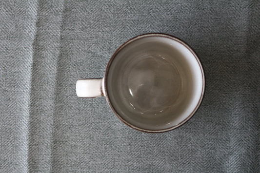 ceramic light green mug