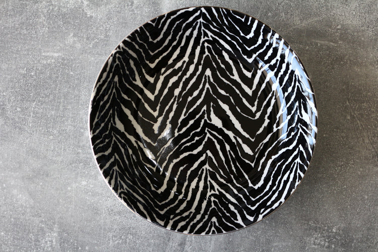 ZEBRA PRINTED DEEP PLATE