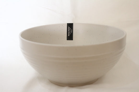 CERAMIC OFF-WHITE BOWL 8''