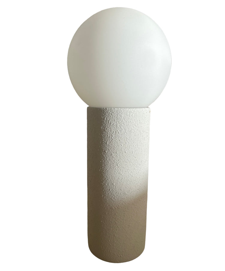 Light grey table lamp