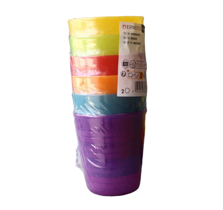 Colored Plastic cups