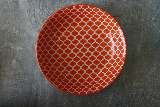 ROUND PRINTED 8'' DEEP PLATE